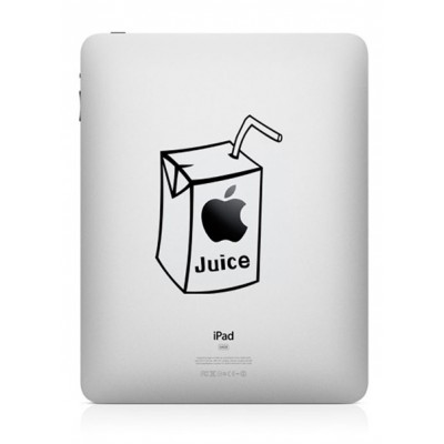 Apple Juice (2) iPad Sticker